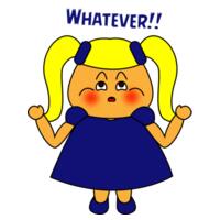 Blue Girl - Whatever!! Design