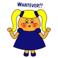 Blue Girl - Whatever!! Design