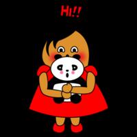 Red Girl - Hi!!! - AS Colour - Women's 'Mali' Scoop Tee Design