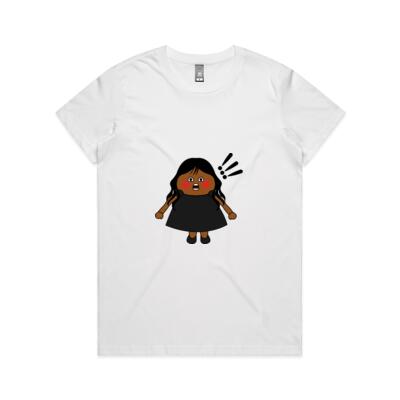Girl In Black - "!!!" - AS Colour - Women's Maple Crew Tee Thumbnail