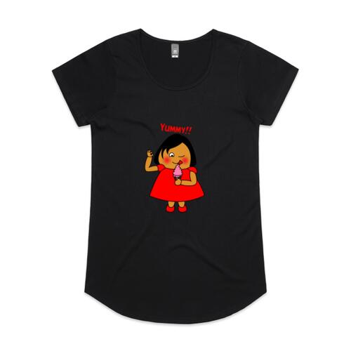 Red Girl - Yummy!!! - AS Colour - Women's 'Mali' Scoop Tee Thumbnail