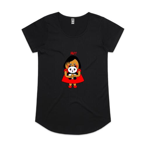 Red Girl - Hi!!! - AS Colour - Women's 'Mali' Scoop Tee Thumbnail