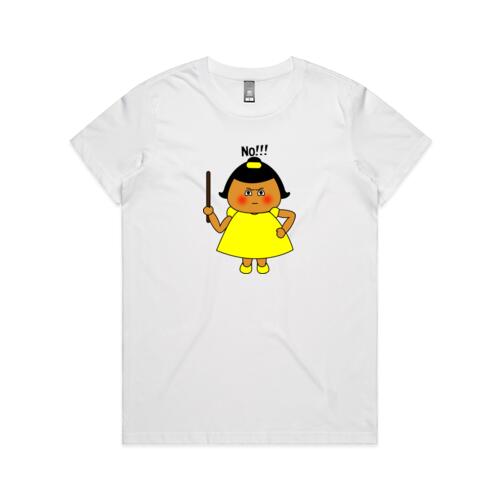 Yellow Girl - No!!! - AS Colour - Women's Maple Crew Tee Thumbnail