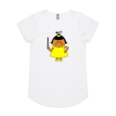 Yellow Girl - No!!! - AS Colour - Women's 'Mali' Scoop Tee Thumbnail