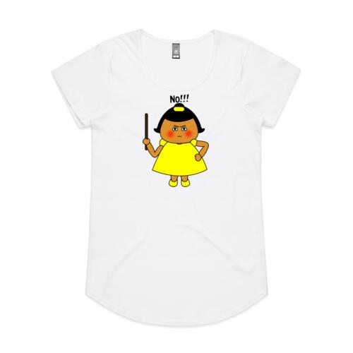 Yellow Girl - No!!! - AS Colour - Women's 'Mali' Scoop Tee Thumbnail
