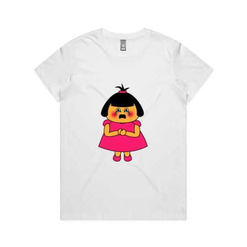 Pink Girl - Crying - AS Colour - Women's Maple Crew Tee Thumbnail