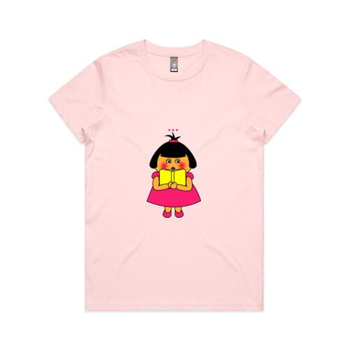 Pink Girl - busy - AS Colour - Women's Maple Crew Tee Thumbnail