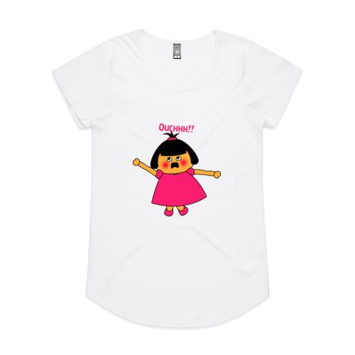 Pink Girl - OUCH!! - AS Colour - Women's 'Mali' Scoop Tee Thumbnail