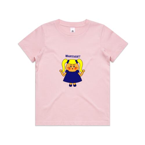 Blue Girl - Whatever!! - AS Colour - Kids Youth Tee Thumbnail